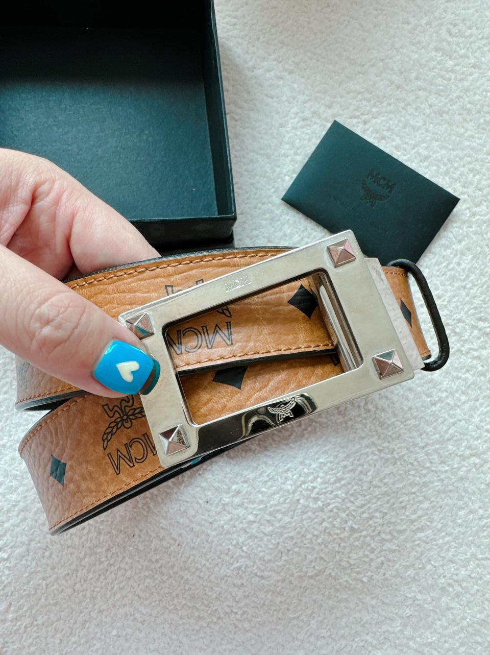 (정품) MCM 리버서블 벨트