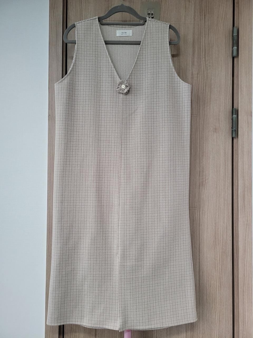 모직 조끼 원피스