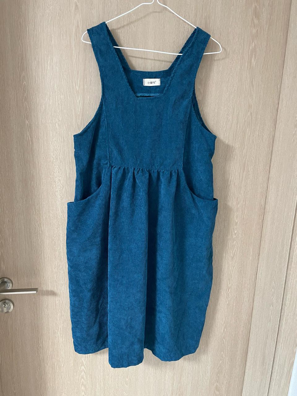 간절기 골덴 레이어드멜빵 원피스66