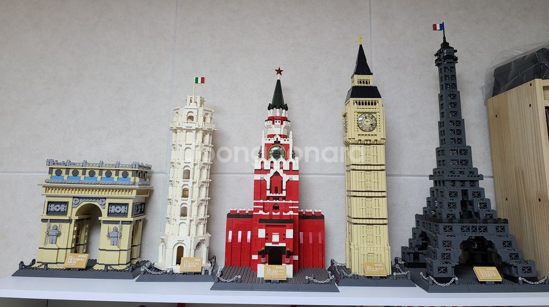 레고블록 완성품 5점 일괄