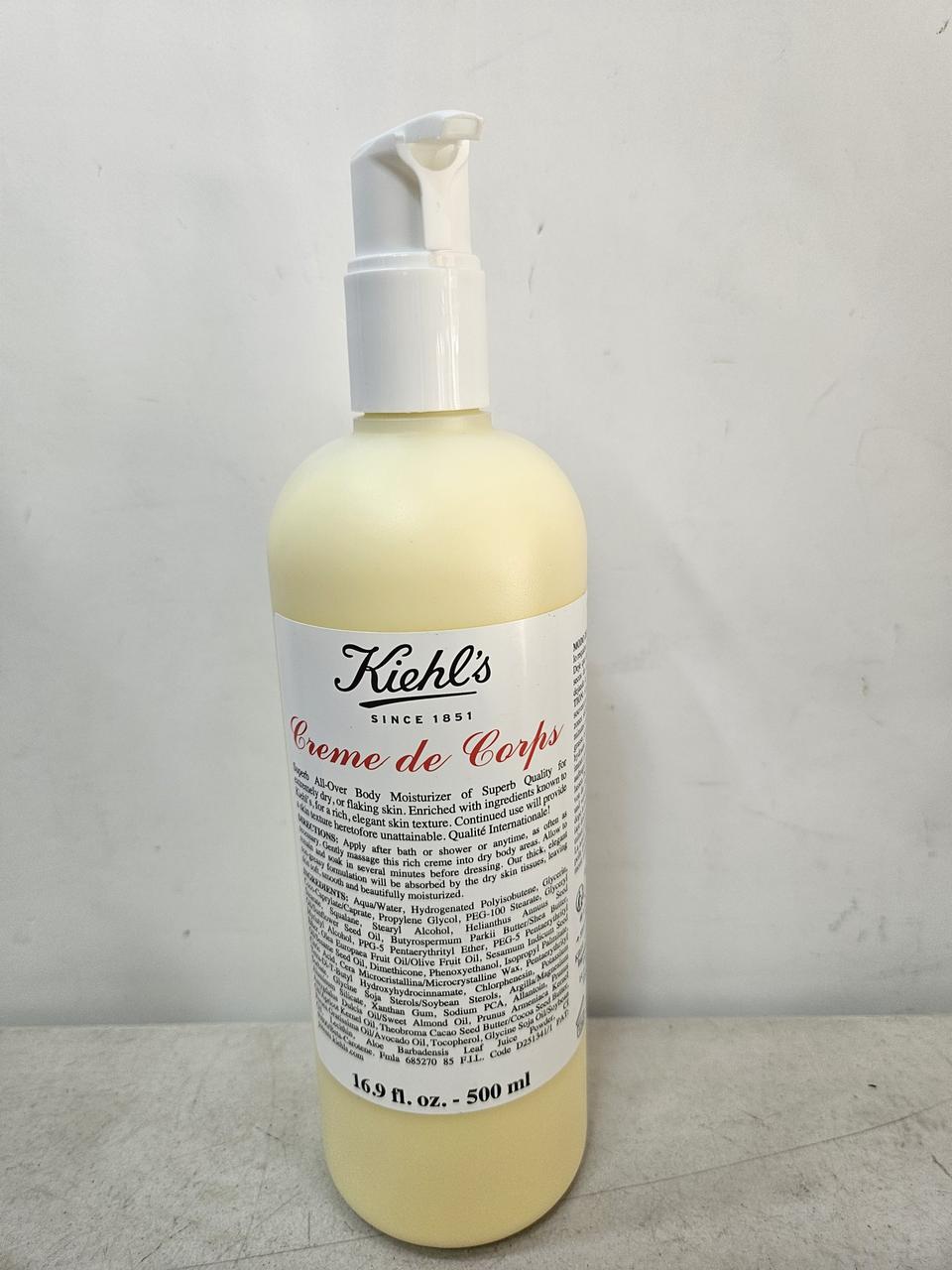 미개봉품 500ml 키엘 크렘드 꼬르 바디로션 바디크림