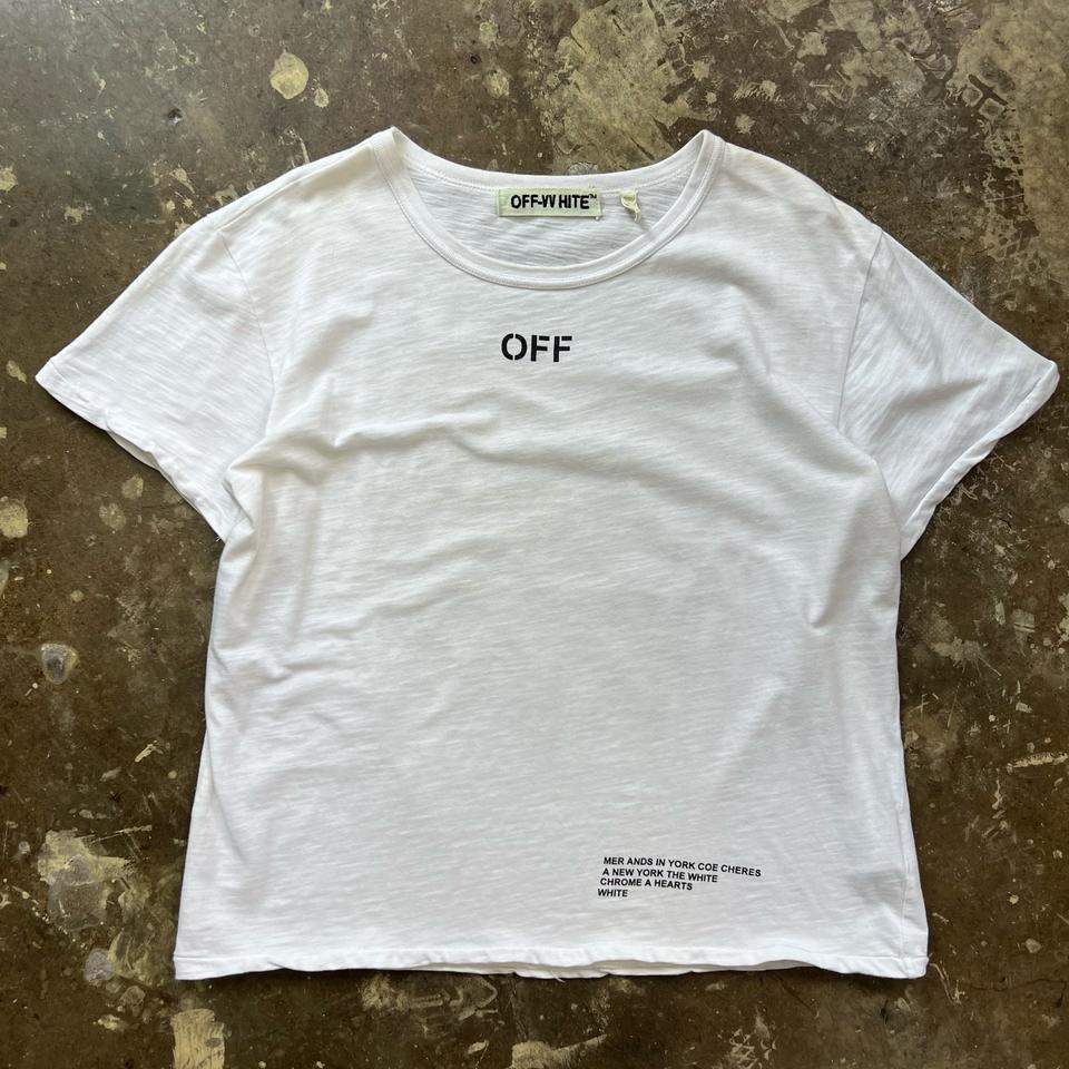 100) 오프화이트 반팔티 반팔티셔츠