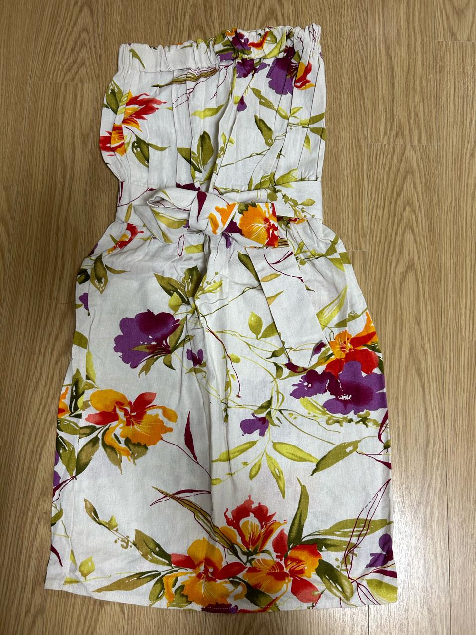 탑 원피스(벨트 세트)