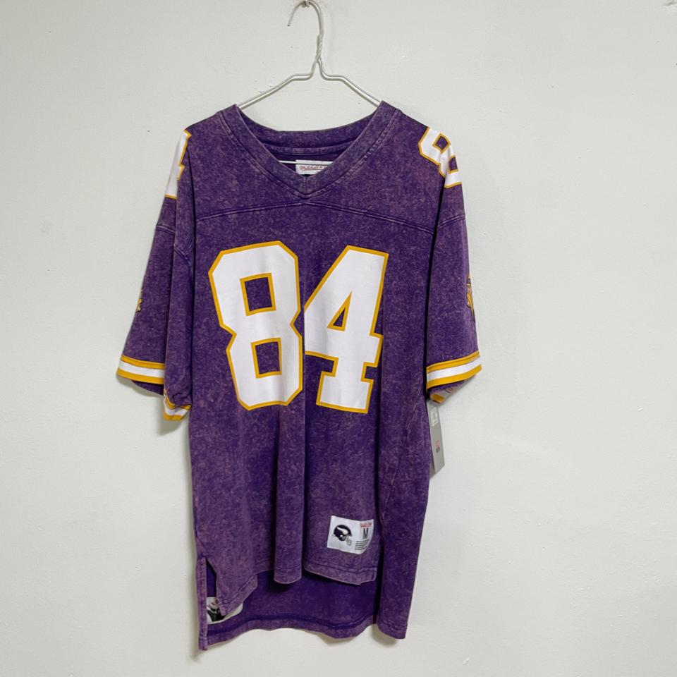 C385 미첼앤네스 럭비 반팔M