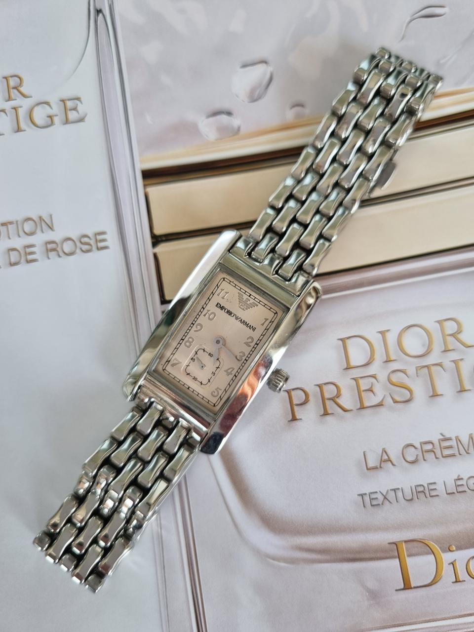 알마니 여성용 메탈 시계