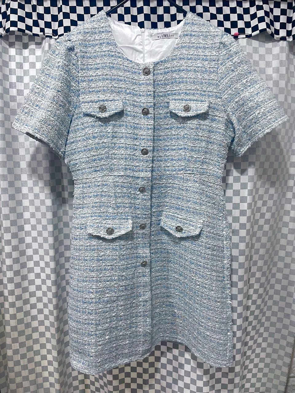 트위드원피스 반팔원피스 하객룩 데이트룩 출근룩:)