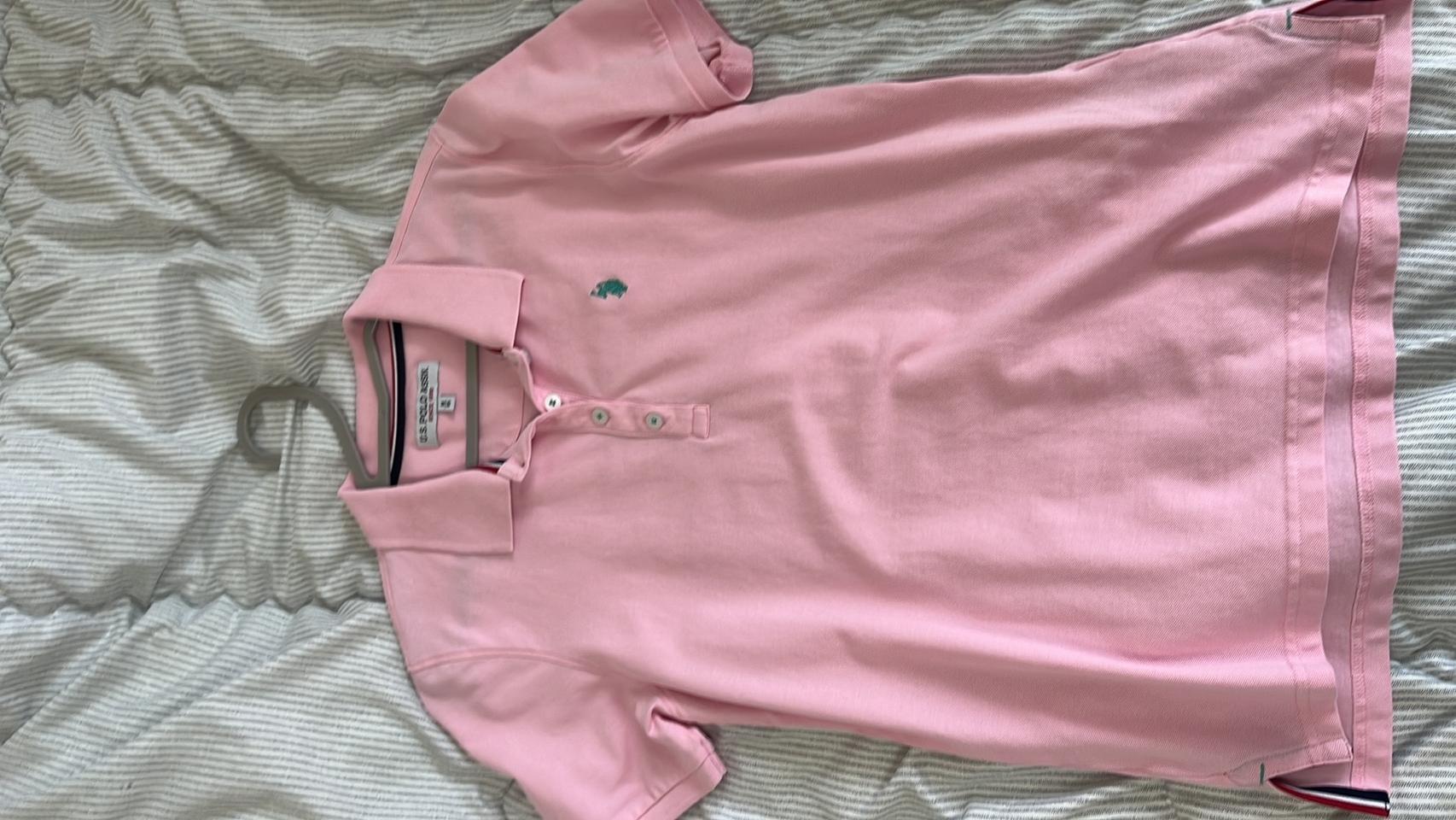 us polo assn 폴로 카라티 핑크