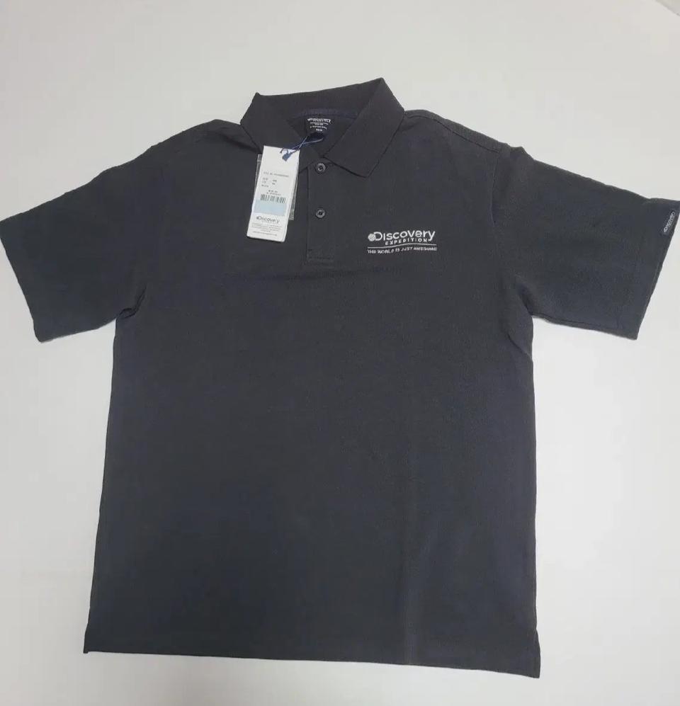 새상품)디스커버리(2색)공용 오버핏 반팔 카라티 90,95