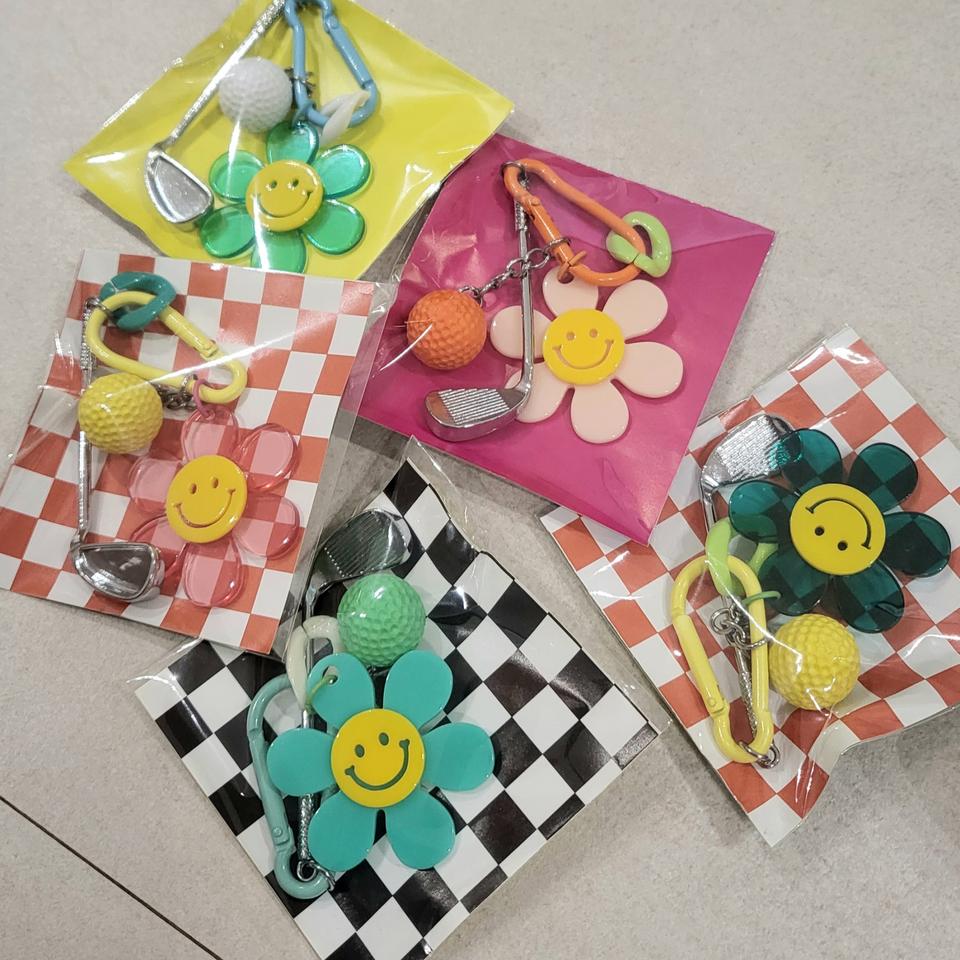 골프 열쇠고리 키홀더 키링 운동굿즈 스포츠키링 스마일