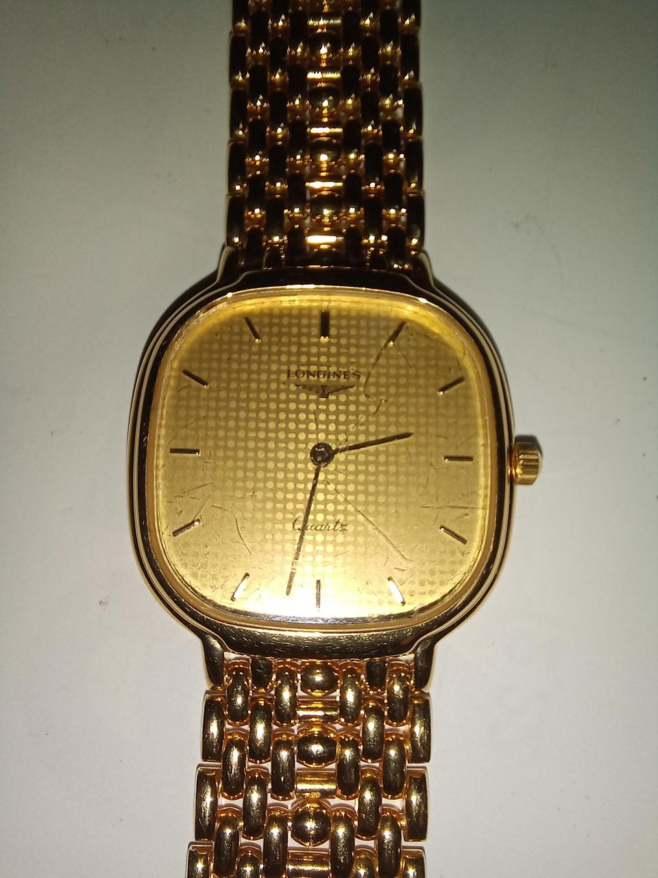 론진 플래그십 LONGINES FLAGSHIP 라운드사각 쿼츠