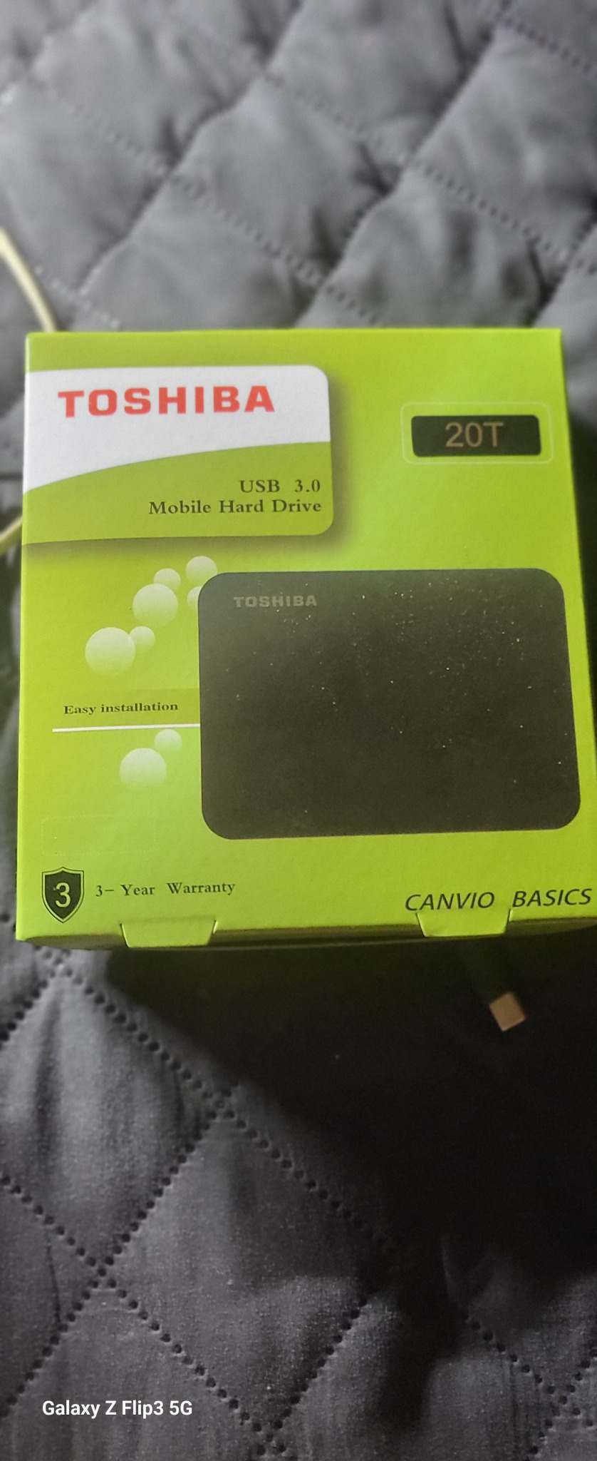 도시바 모바일 하드 드라이브