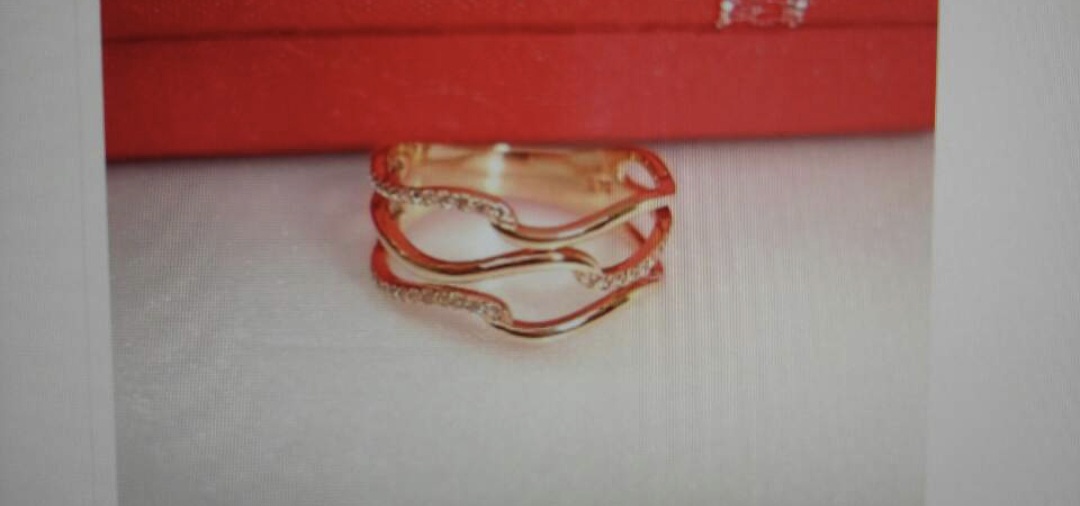 14k웨이브반지 새제품 금값판매