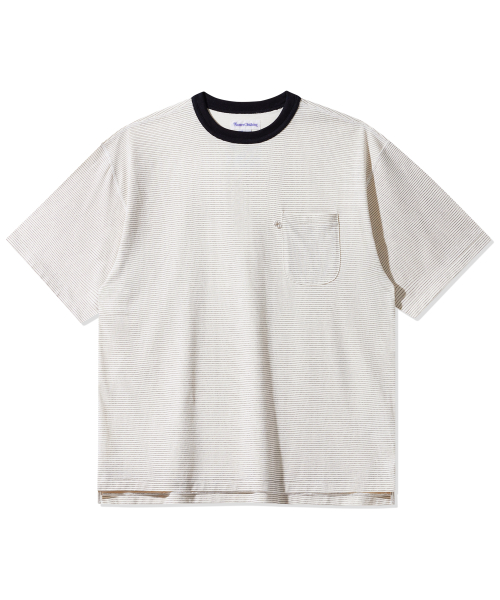 네이머클로딩 STRIPE POCKET T-SHIRT 반팔티