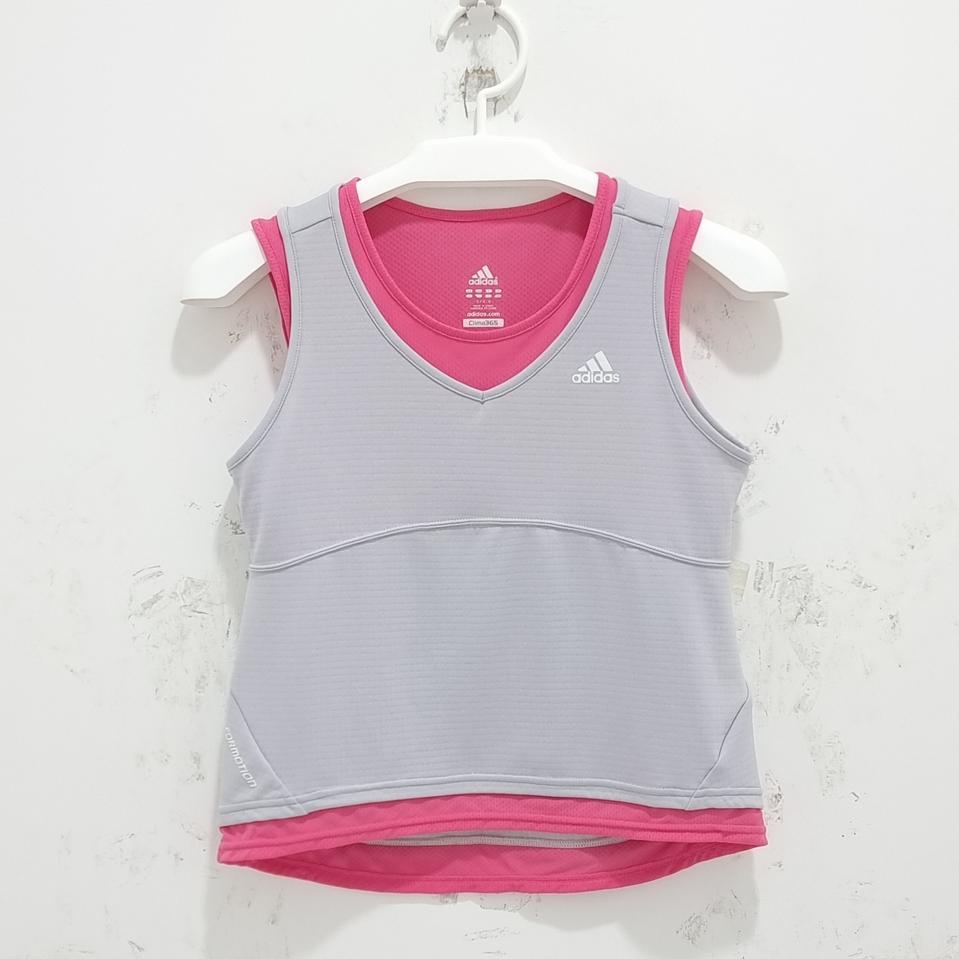 아디다스 여성 나시 민소매 티셔츠 트레이닝복 헬스 요가 필라테스 S