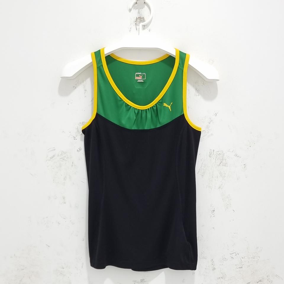 푸마 여성 나시 스포츠 민소매 트레이닝복 티셔츠 헬스 런닝 운동복 L