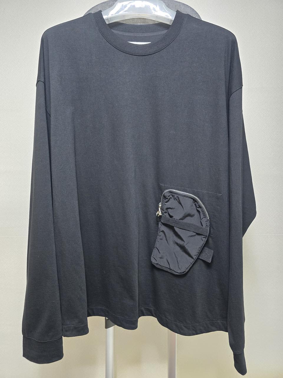 솔리드옴므 오버핏 롱슬리브 티셔츠 정품