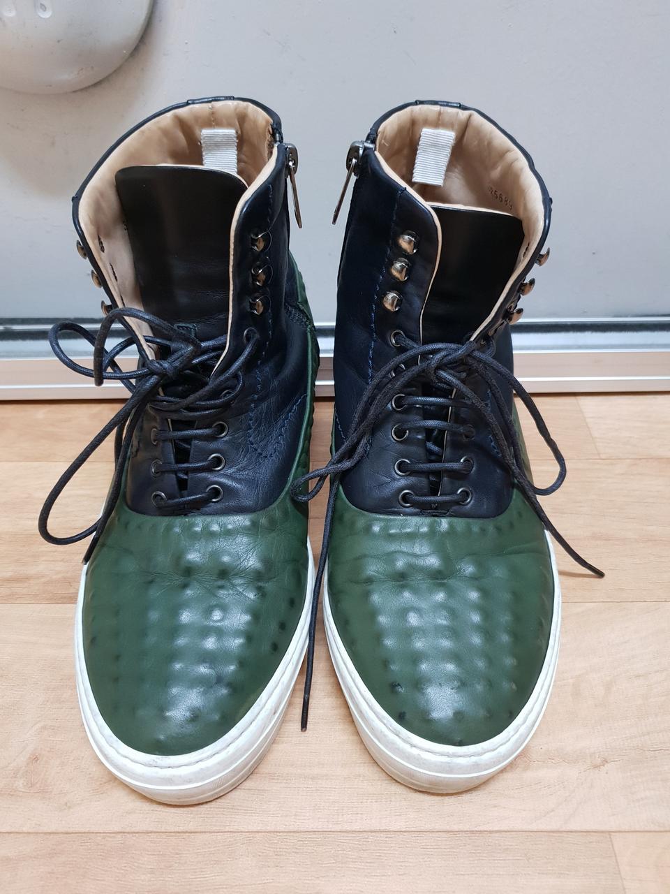 정품) 남성 알렉산더 맥킨 히든 스터드 하이탑