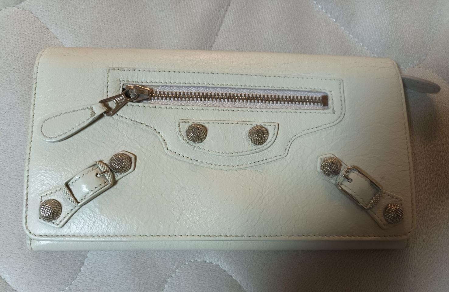 정품 발렌시아가 장지갑