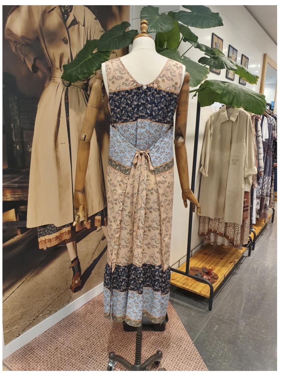 새옷 M 페이즐리 민소매 원피스 써스데이아일랜드 t194mop264w