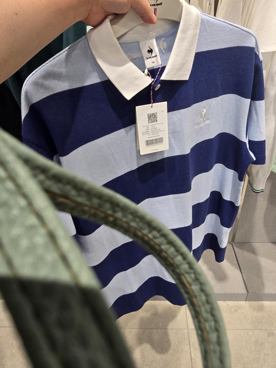 르꼬끄 스트라이프 폴로티셔츠 신상품저렴히판매!!미개봉새상품
