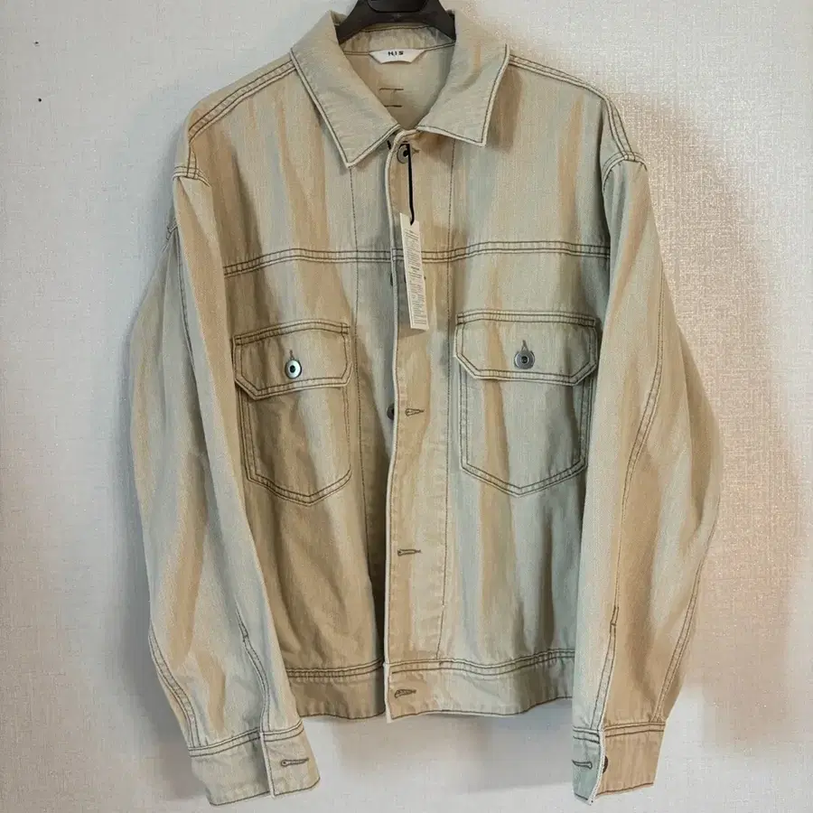 [새제품] his hazzys 데님 트러커 아이보리 95 사이즈