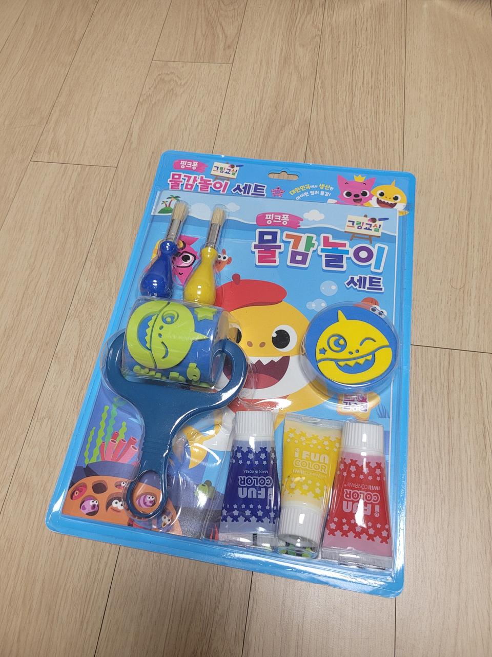 핑크퐁 그림교실 물감놀이 세트