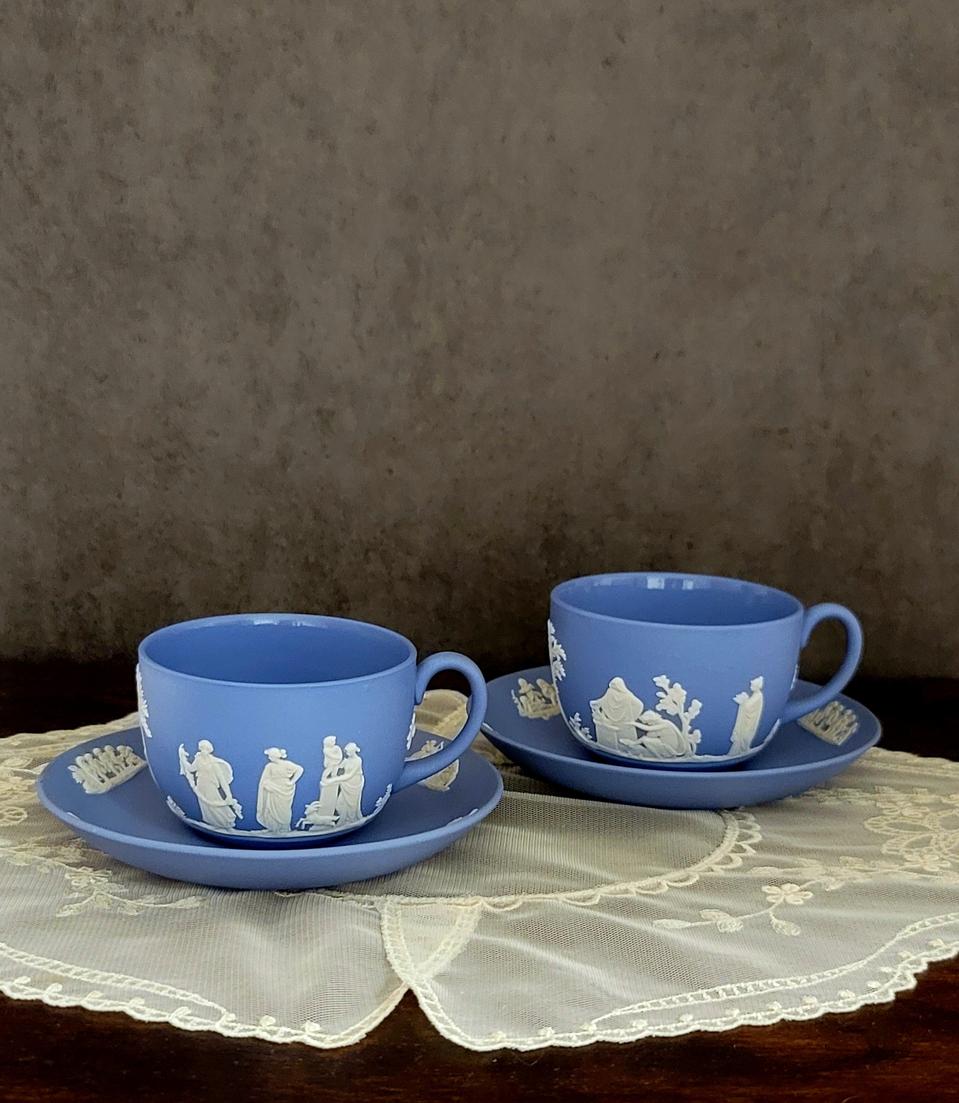 영국 웨지우드 제스퍼웨어 찻잔