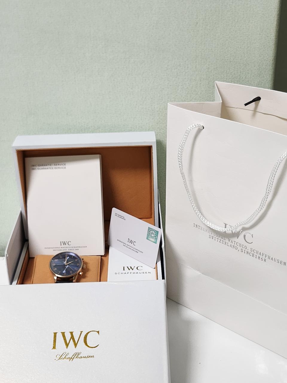 IWC 포르투기저 정품새제품