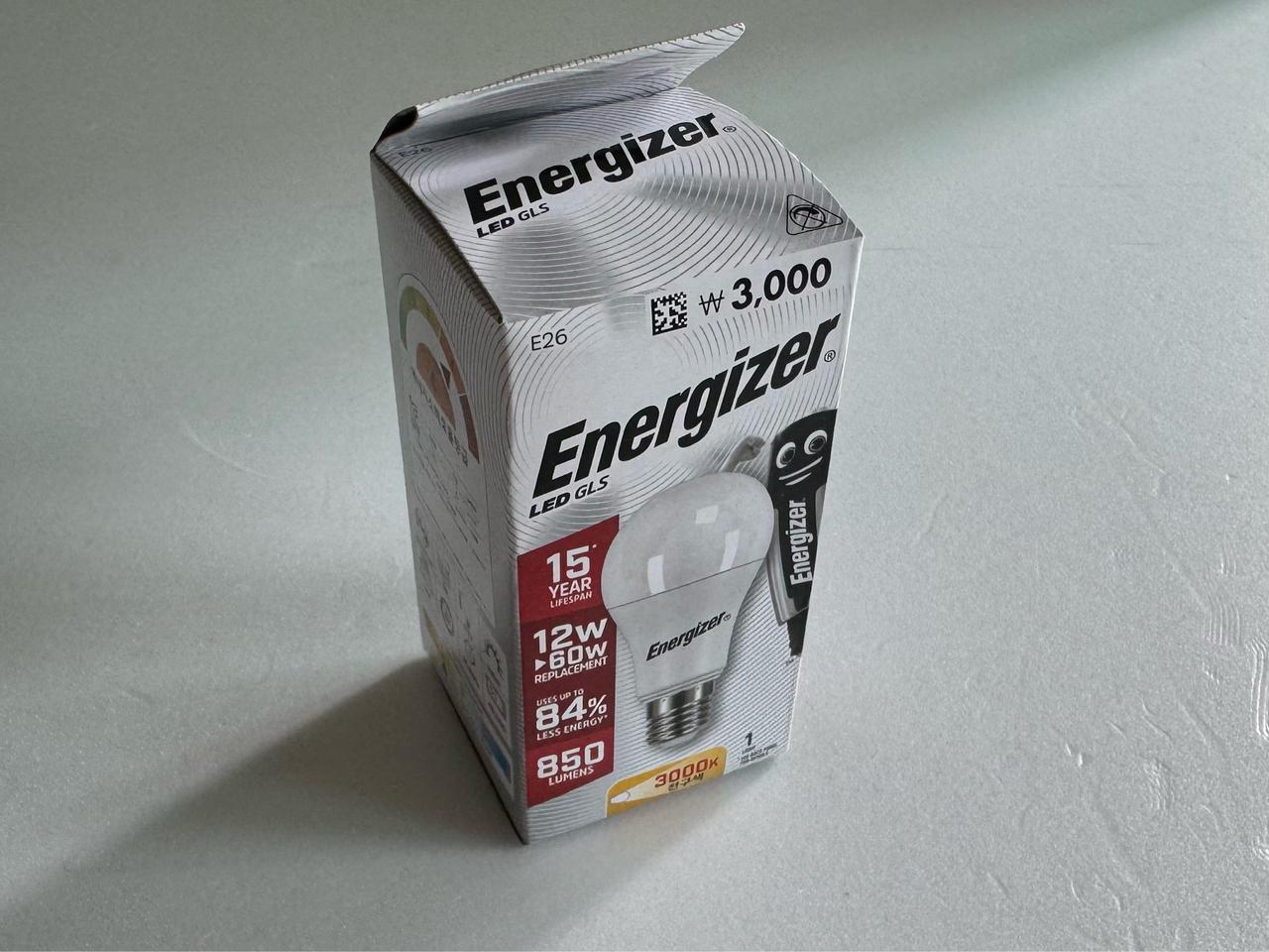 에너자이저 전구 12W