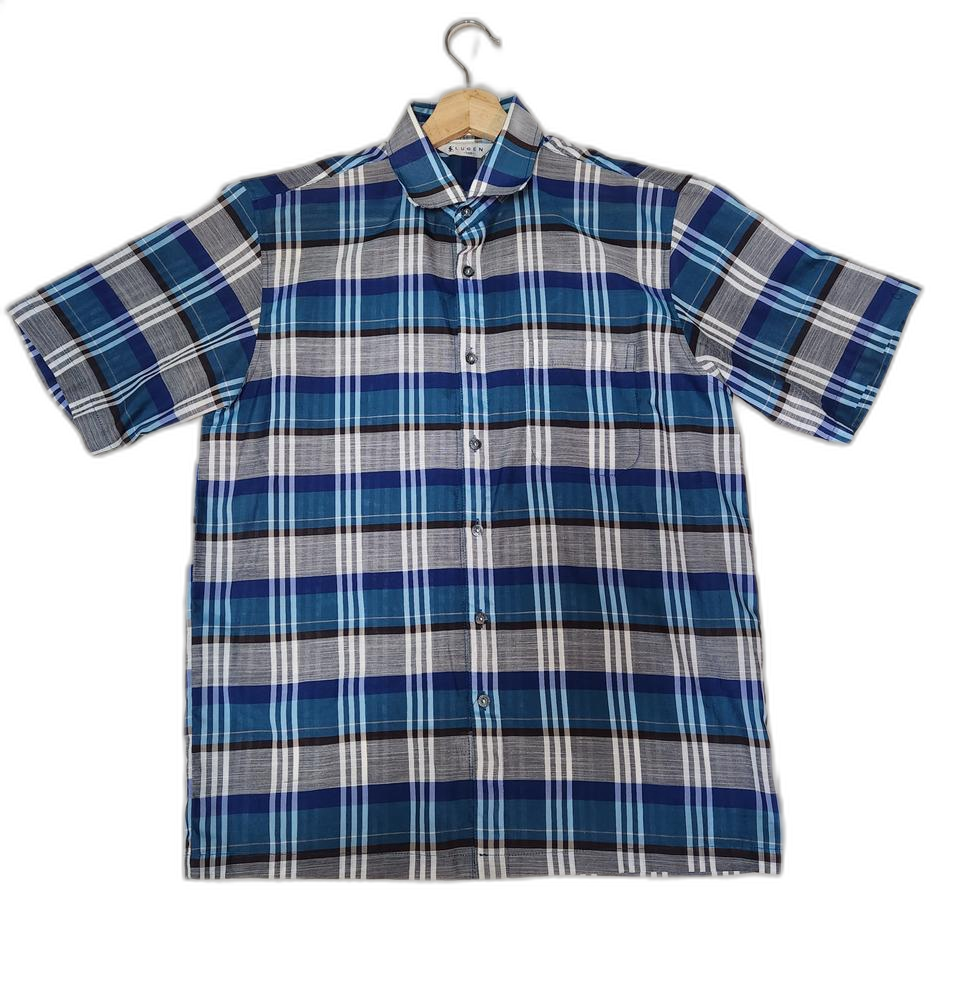 [판매] 클래식 체크무늬 반팔 셔츠제품 100