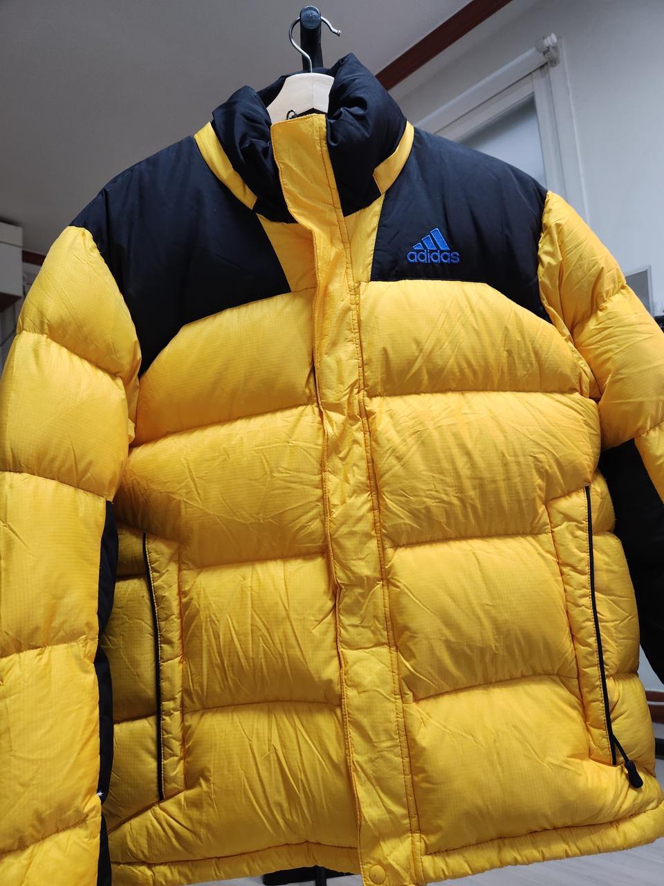 [판매] 아디다스 노란색 패딩 점퍼