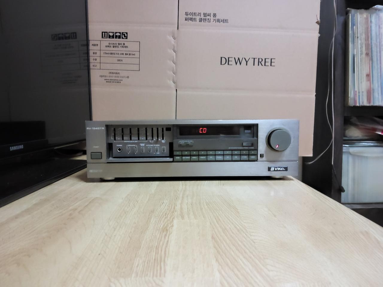 인켈 1345 리시버 앰프 (오디오 스피커 LP턴테이블 CD플레이어