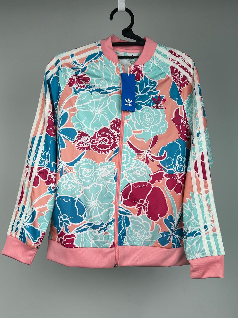 새상품)) 아디다스 슈퍼스타 플라워 져지  XS