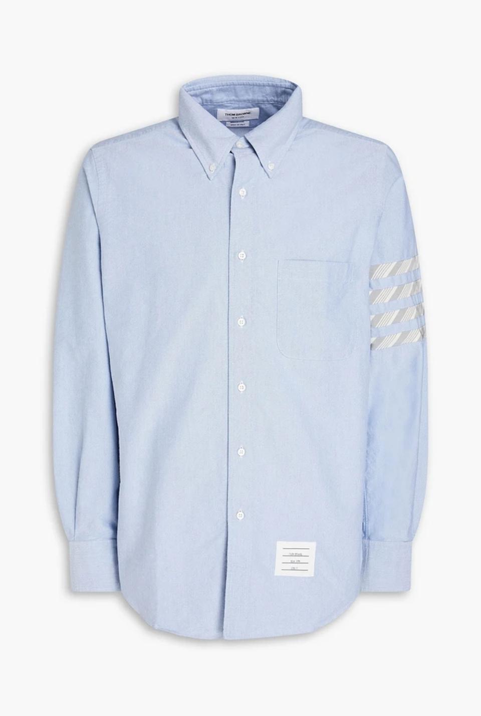 (4사이즈)톰브라운 4바 사선완장 옥스포드 셔츠