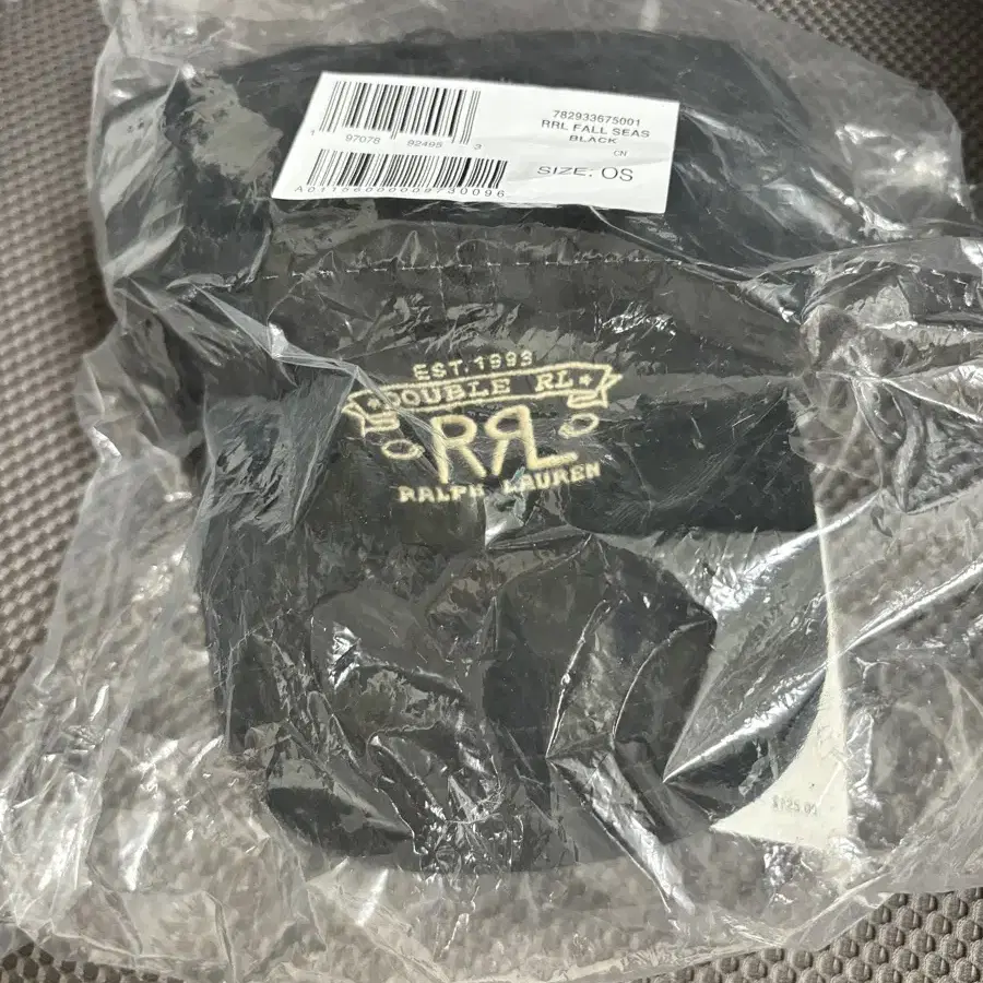 [새상품]더블알엘 RRL 더블랜치 로고 블랙 볼캡