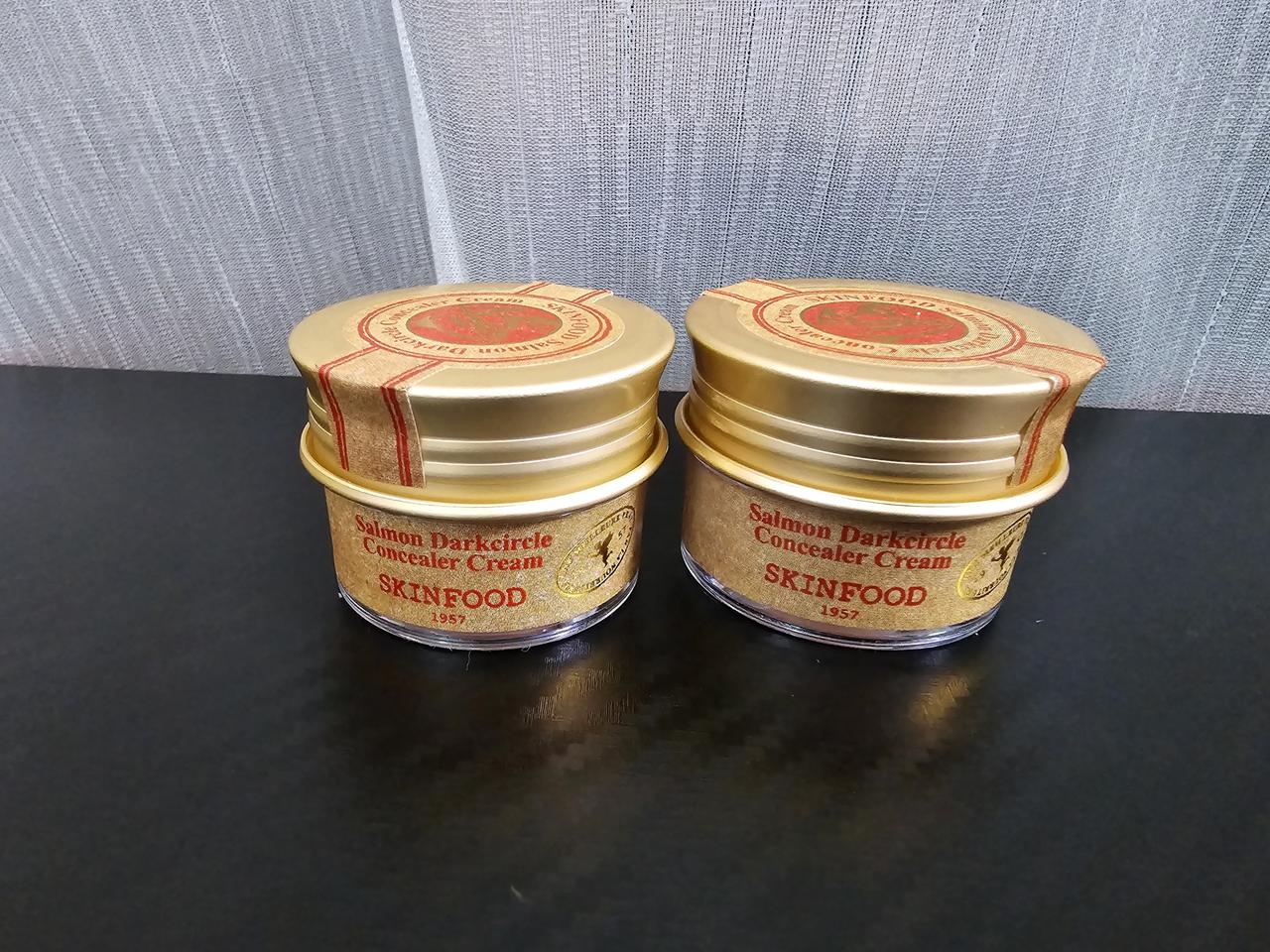 주름커버 컨실러☆스킨푸드 연어 다크써클 컨실러 크림