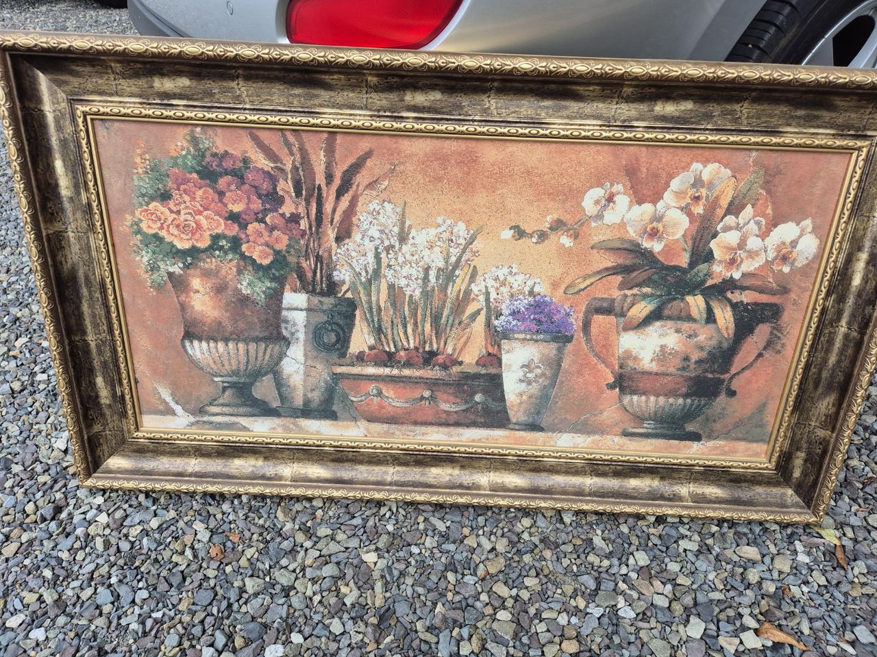 유화그림 액자입니다  인테리어용