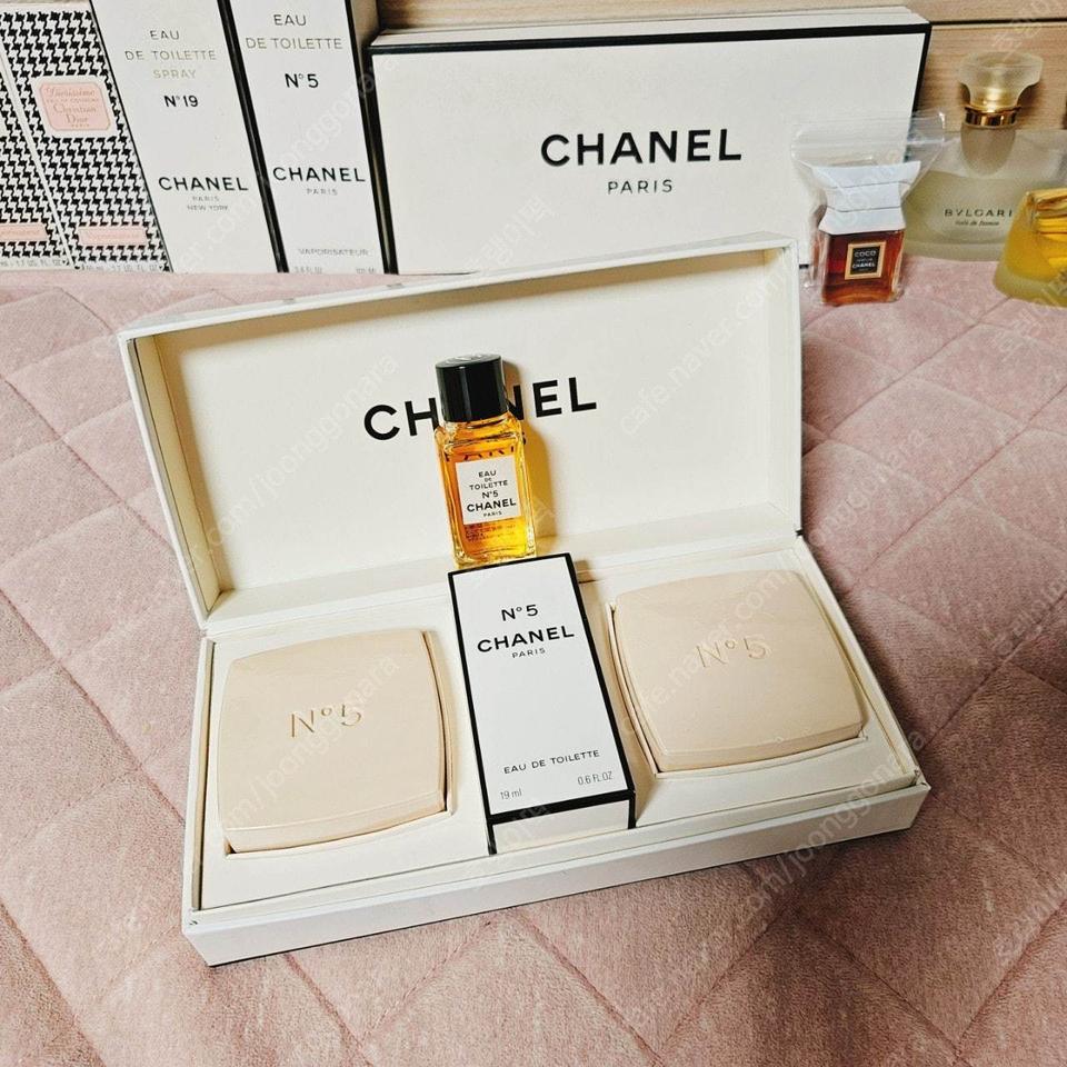 샤넬 넘버5 향수+비누세트/ 새상품