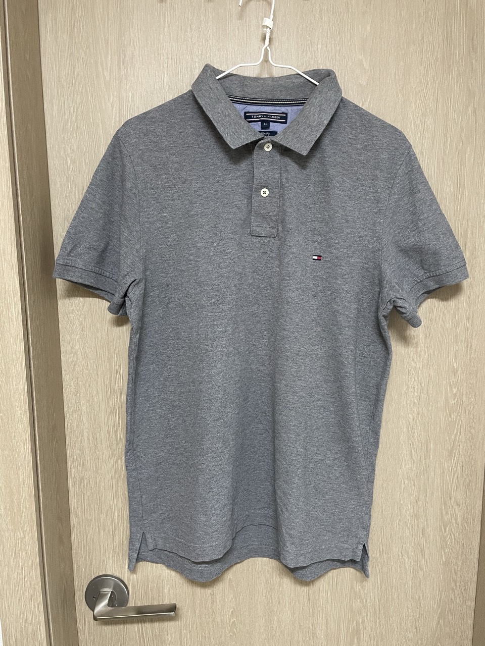 정품 타미힐피거 반팔카라티셔츠 M