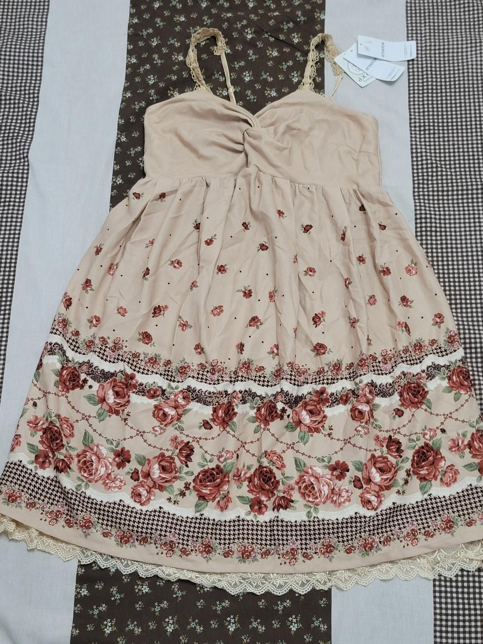 일본빈티지 새제품 axes femme 뷔스티에 원피스 로리타 양산형