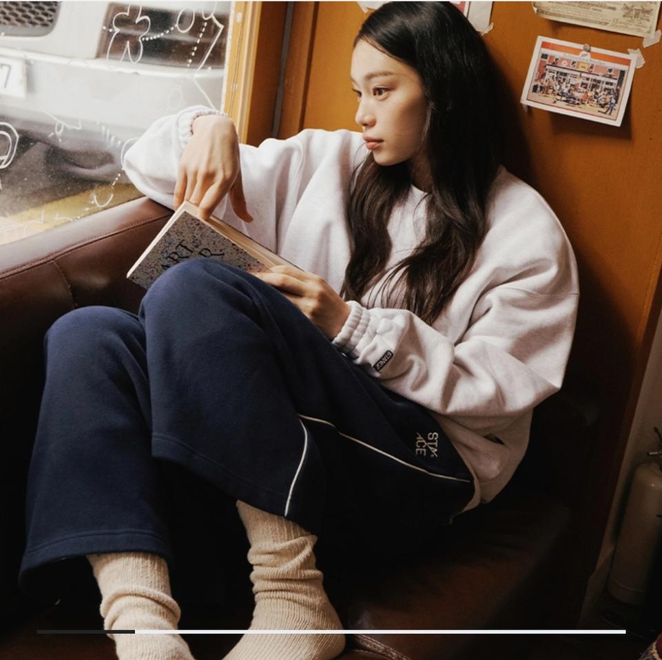 아모레몰x스텐스 원 마일 팬츠 네이비,블랙