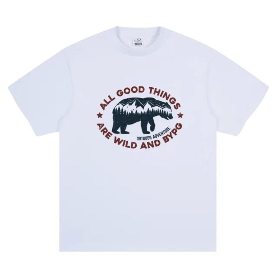 에이블리 WILD BEAR 반팔티셔츠