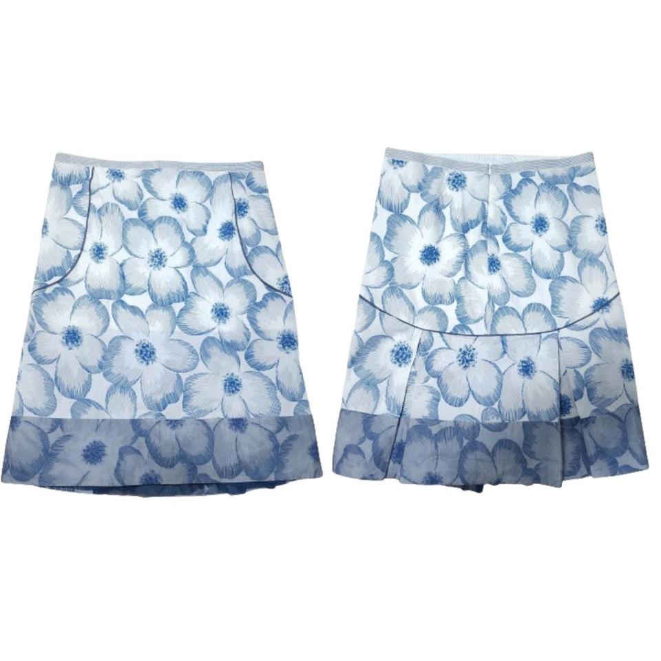 막스마라 빅플라워 밑단포인트 미디스커트 29