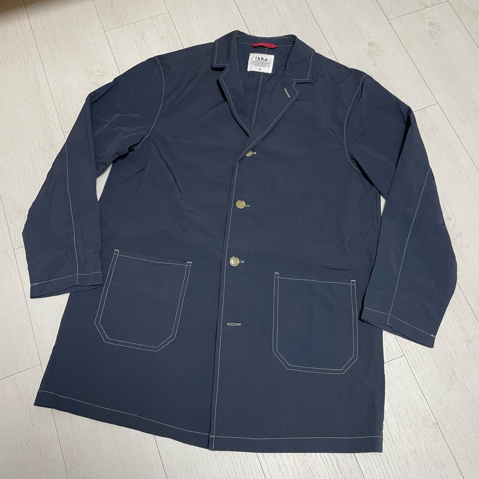 ikka 나일론 체스터필드 코트