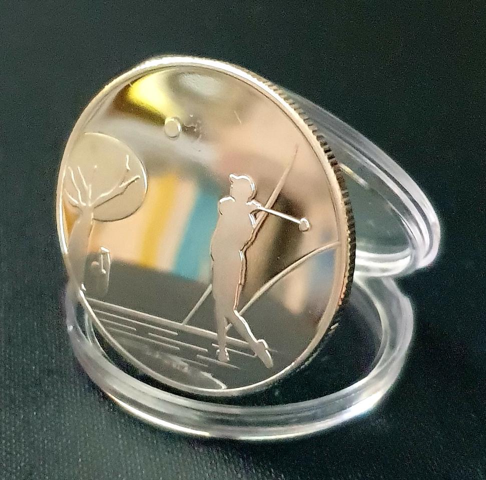 굿샷 골프챔피온 실버 볼마커 기념메달 1점 드립니다