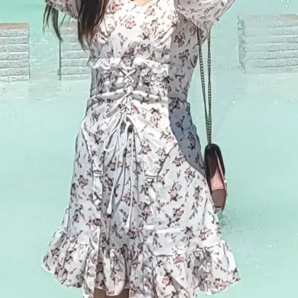 팜므뮤즈 플라워 원피스