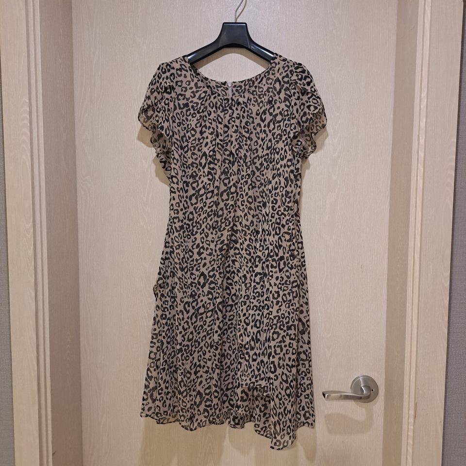 꼼바니아 호피 원피스 사이즈 66