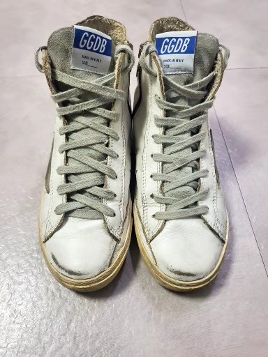 골든구스 골든구스하이탑 명품신발 스니커즈  여성 빈치지 하이탑