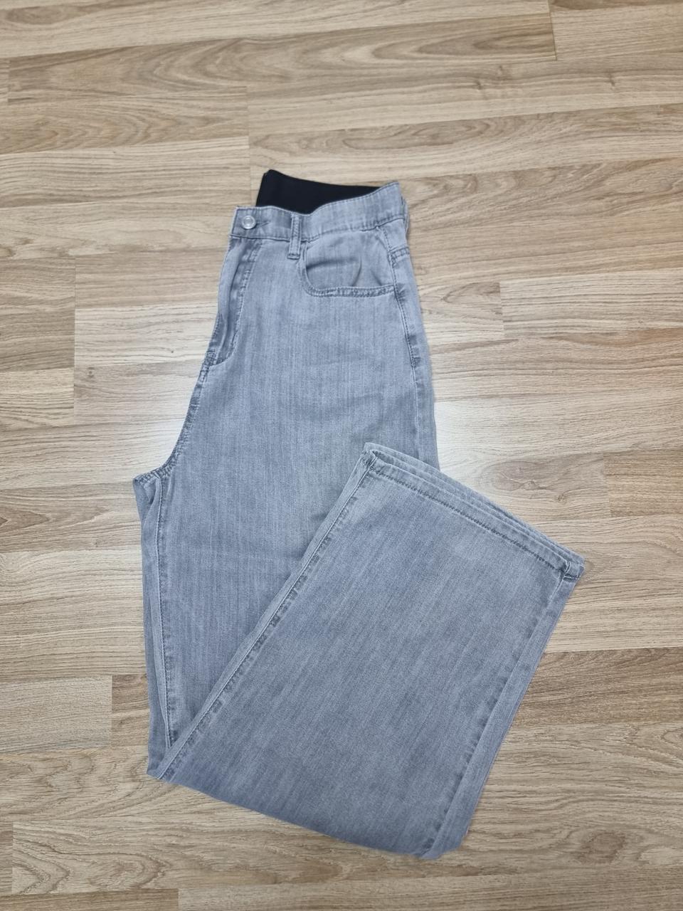 여름용 데님팬츠 -그레이