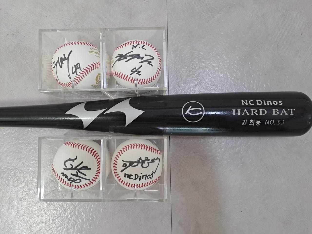 프로야구 NC다이노스방망이 현역4번타자 실착미사용 배트